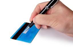 Signature d'une carte bancaire
