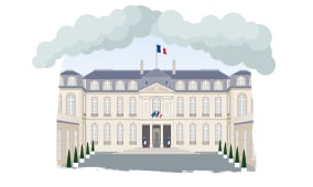 Dessin du palais de lElyse
