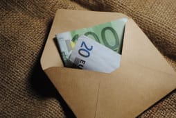 Enveloppe argent poche