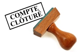 compte clotur
