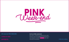 Pink Week-end Bourso