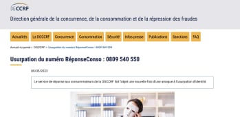 Site de la DGCCRF