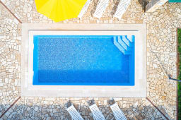 vue arienne piscine