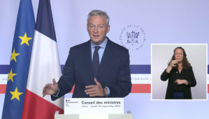 Bruno Le Maire en septembre 2022