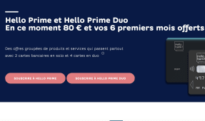 Prime de bienvenue chez Hello bank
