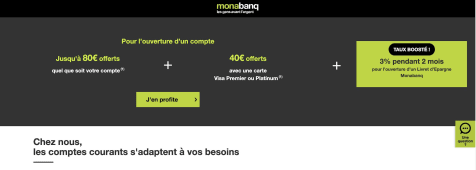 Monabanq promo novembre