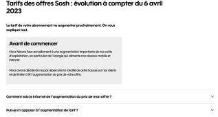 Orange : mauvaise nouvelle pour les clients de Sosh