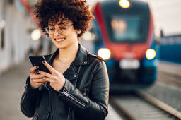 Billet de train mobile