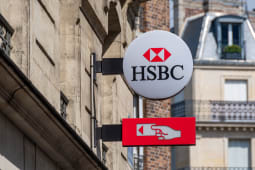 Une agence bancaire HSBC