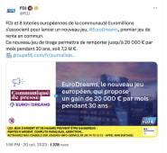 EuroDreams, le nouveau jeu de la Franaise des jeux