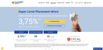 Super livret placement direct 3,75%