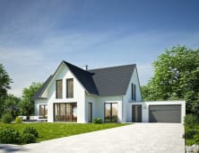 La maison individuelle au pied du mur