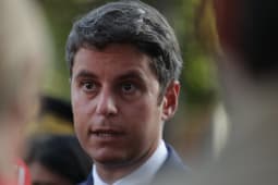 L'ancien Premier ministre Gabriel Attal