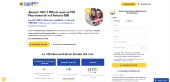 Placement direct ISR 1000 