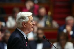 Michel Barnier devant l'Assemble nationale