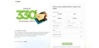 Fortuneo 330 euros offerts