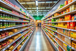 Un rayon de grande surface.