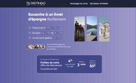 Livret distingo 4% pendant 3 mois