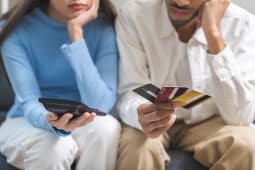 cartes bancaires couple