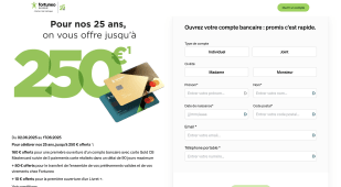 250 euros offerts Fortuneo