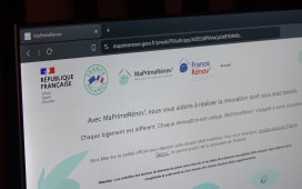 Le site officiel MaPrimeRenov'.