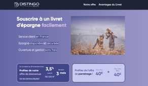 livret distingo bank  taux boost 3,5% pendant 3 mois
