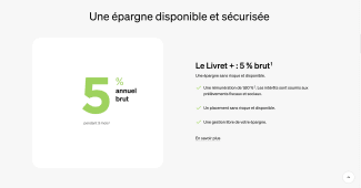 Livret + de Fortuneo  5% pendant 3 mois