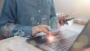 Visage d'une personne dans l'diteur