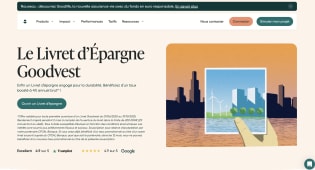 Capture d'cran du site Goodvest faisant la promotion du taux boost du livret Durable