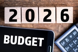 Concept de planification du budget 2026.