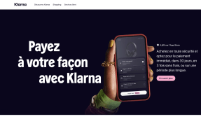 Capture du site klarna.com