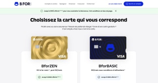 Capture du site bforbank.com pr�sentant l'offre de bienvenue jusqu'� 200 euros offerts