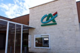 Logo, enseigne de la banque cr�dit agricole