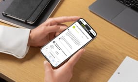 Montage mock-up du questionnaire investisseur bourse de Monabanq