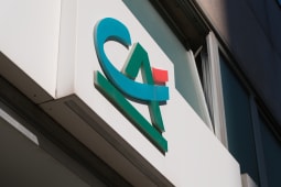 Logo Cr&eacute;dit Agricole sur agence