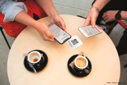 Paiement &agrave; table avec Lyf Pay