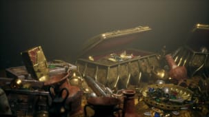 Au plus profond des ruines anciennes, un tr�sor oubli� est �parpill�. Des artefacts complexes et de l'or brillant scintillent doucement dans la faible lumi�re, invitant � l'exploration et � l'�merveillement.