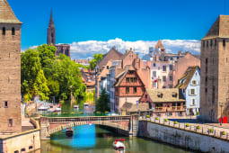 Vue sur le canal de Strasbourg