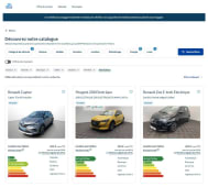 Catalogue en ligne de voitures d?occasion avec offres de location propos&eacute;e par La Banque Postale