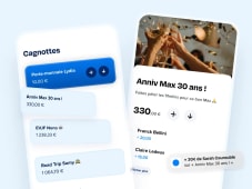 Application de gestion de cagnottes pour diff&Atilde;rents &eacute;v&eacute;nements entre amis.