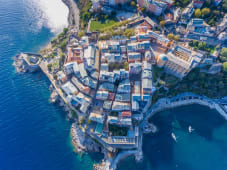 Bastia sur la c&ocirc;te est de la Corse dans le d&eacute;partement de la Haute-Corse
