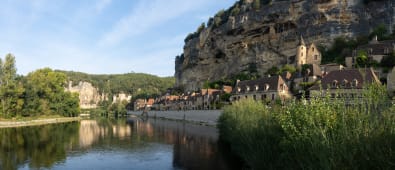 Panorama de La Roque-Gageac, P&eacute;rigord noir, Dordogne