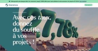 Capture du site Garance pr&eacute;sentant l'abondement pour Garance epargne