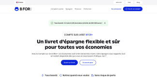 Offre d?&eacute;pargne BforBank, livret flexible et s&eacute;curis&eacute;, taux boost&eacute;.