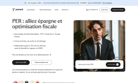 Capture du site Yomoni.fr pr�sentant l'offre FLOMONI avec les frais de gestion offerts