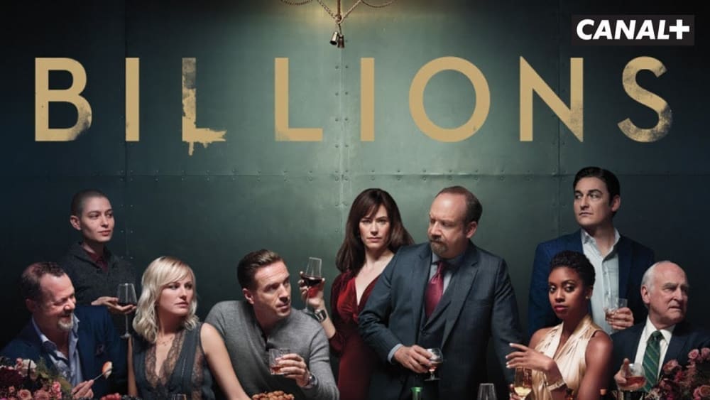 Image de promotion de la s&eacute;rie Billions (Showtime)