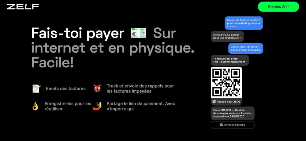 Capture d'&eacute;cran Zelf