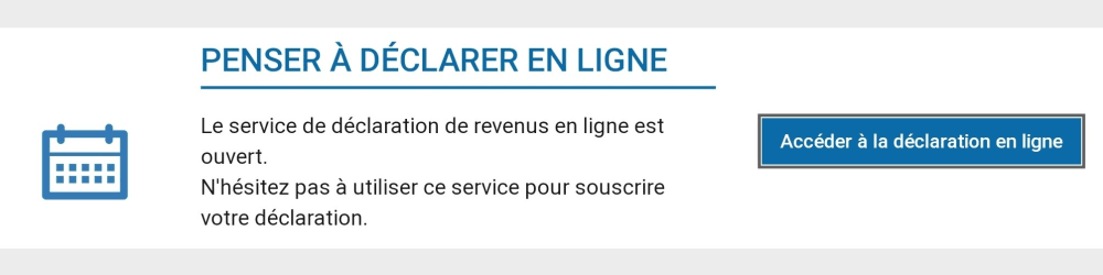 D&eacute;claration imp&ocirc;ts 