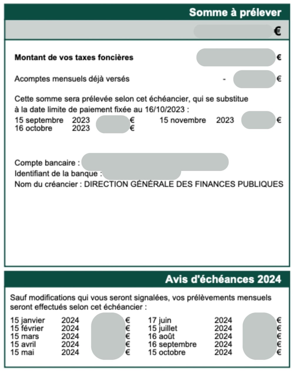 taxe fonci&egrave;re