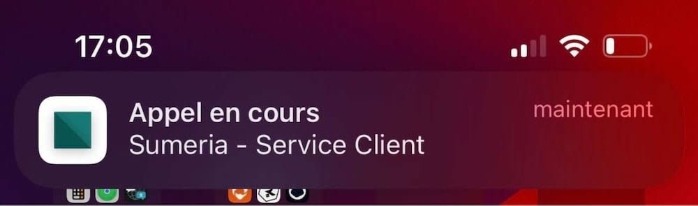 Appel certifi&eacute; Sumeria